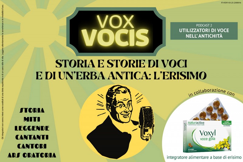 VOX, VOCIS: utilizzatori di voce nell'antichità