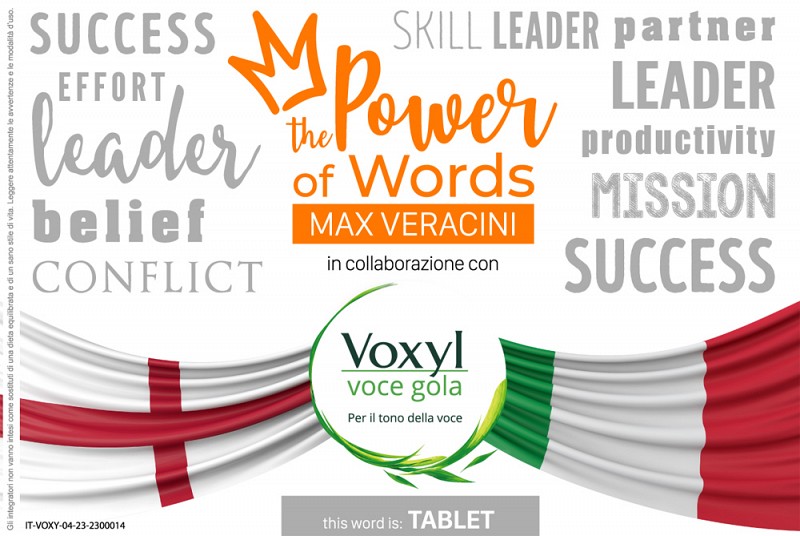 THE POWER OF WORDS con Max Veracini: TABLET