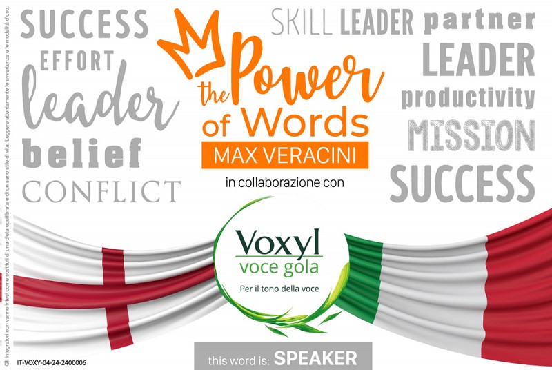 THE POWER OF WORDS con Max Veracini: SPEAKER