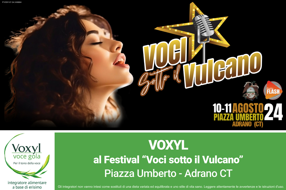 Voxyl Voce Gola al festival “Voci sotto il vulcano 2024”